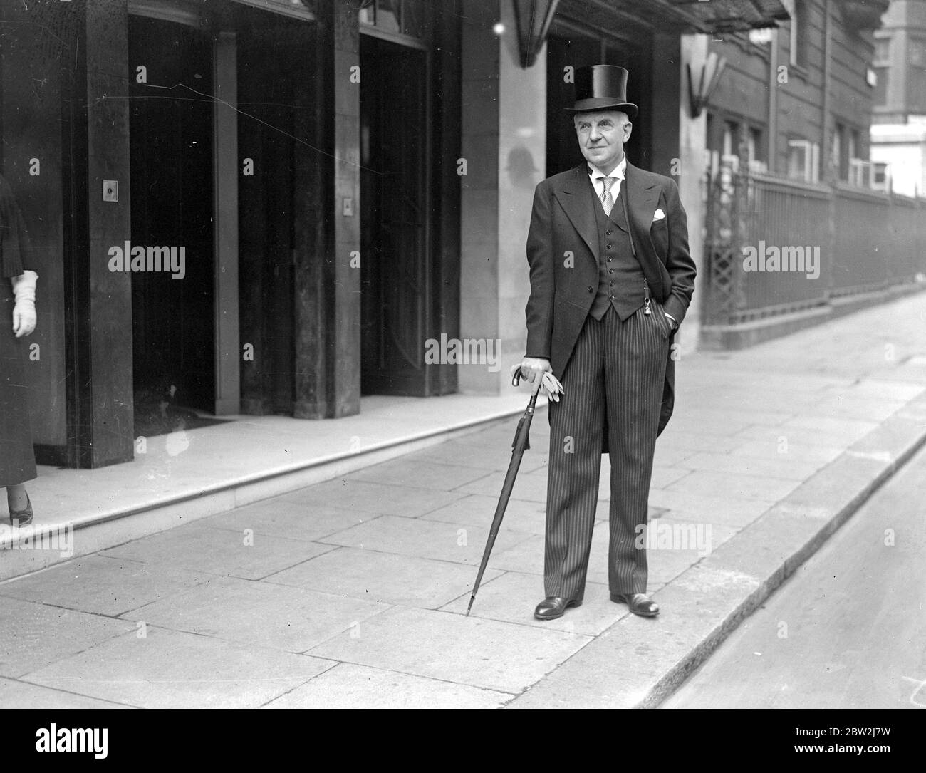 Lord Woolton. 10 July 1935 Stock Photo