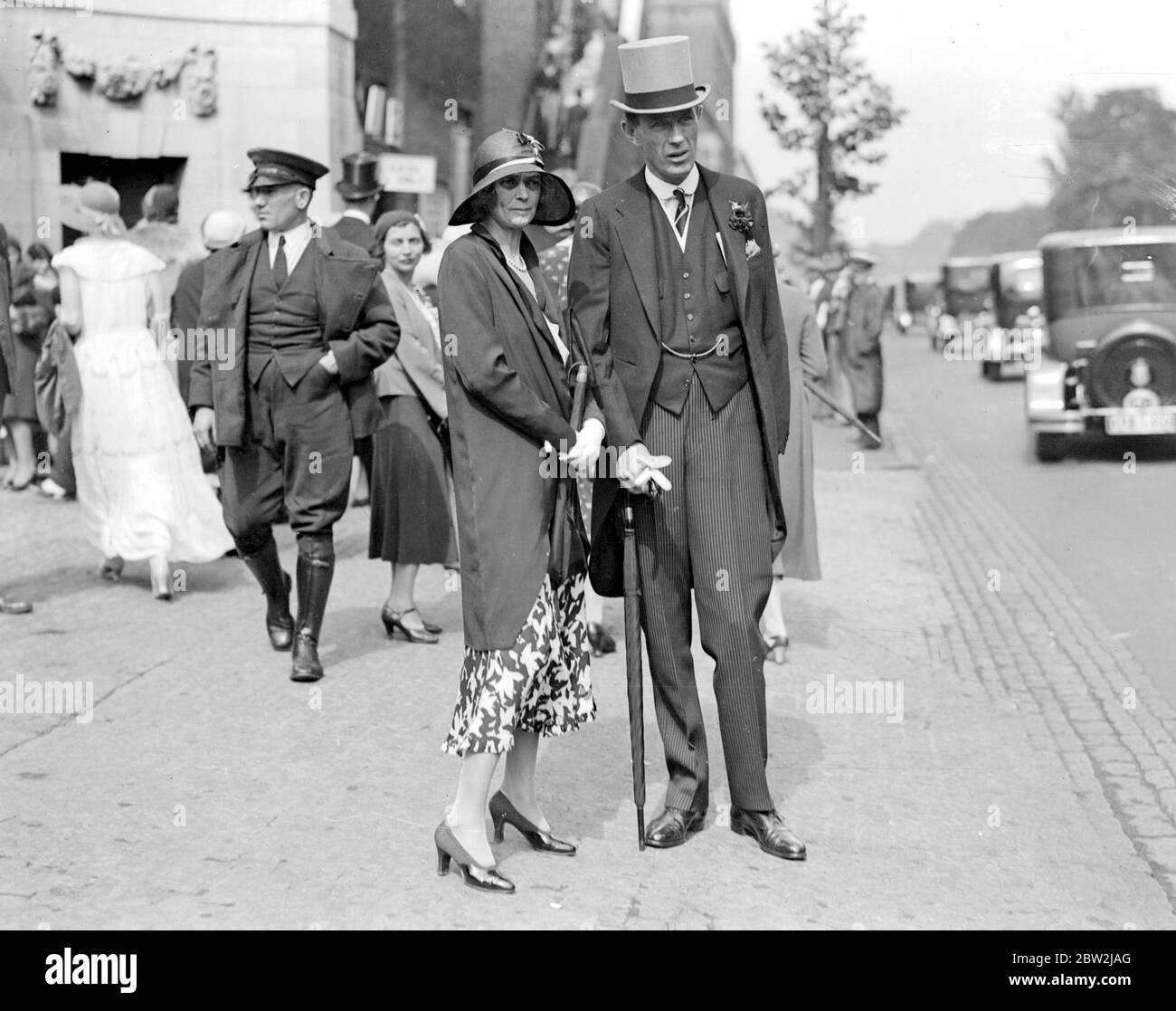Eton V Harrow at Lord's. Lord and Lady Irwin. 1931 Stock Photo