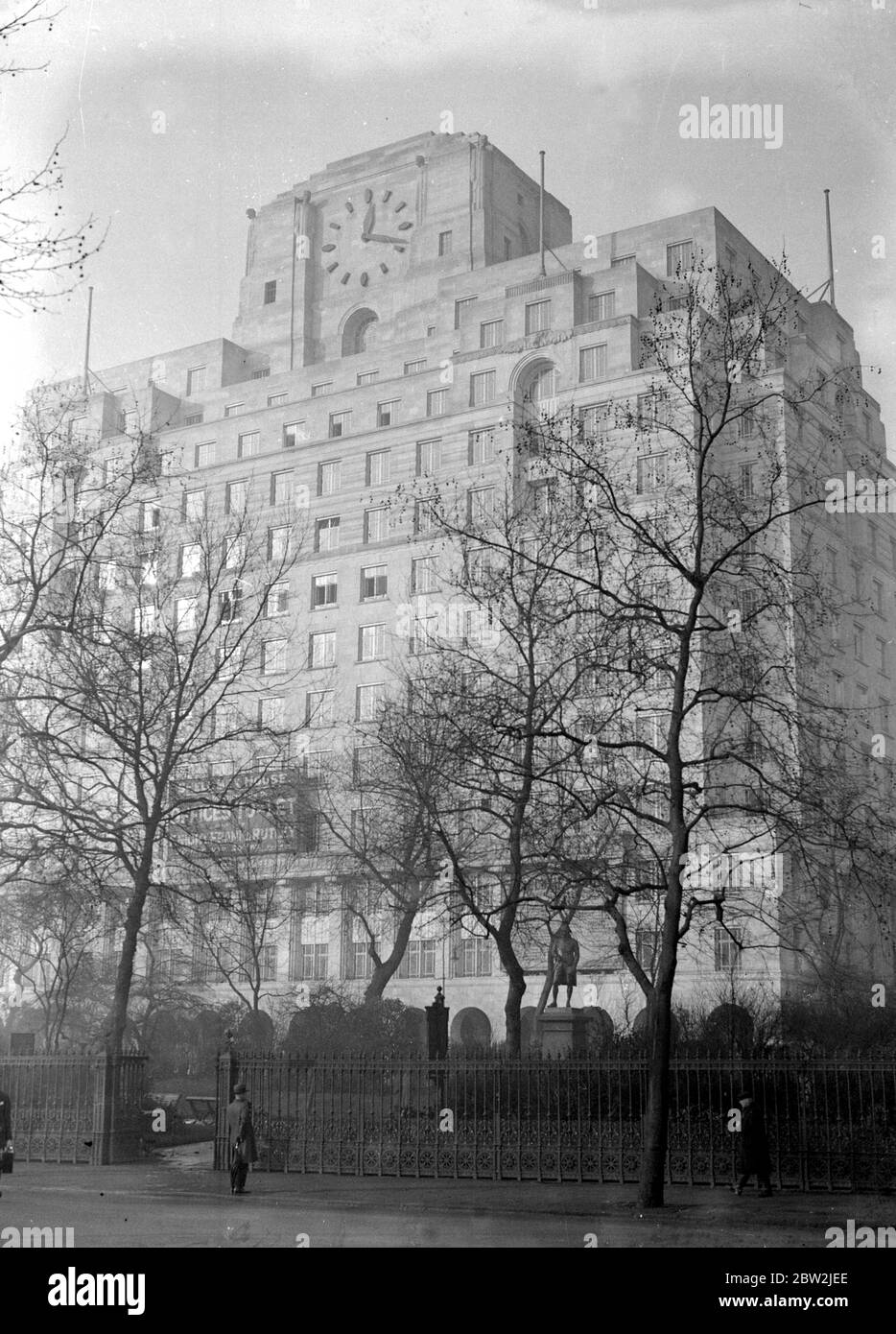 Shell-Mex House,London. 14 December 1932 Stock Photo