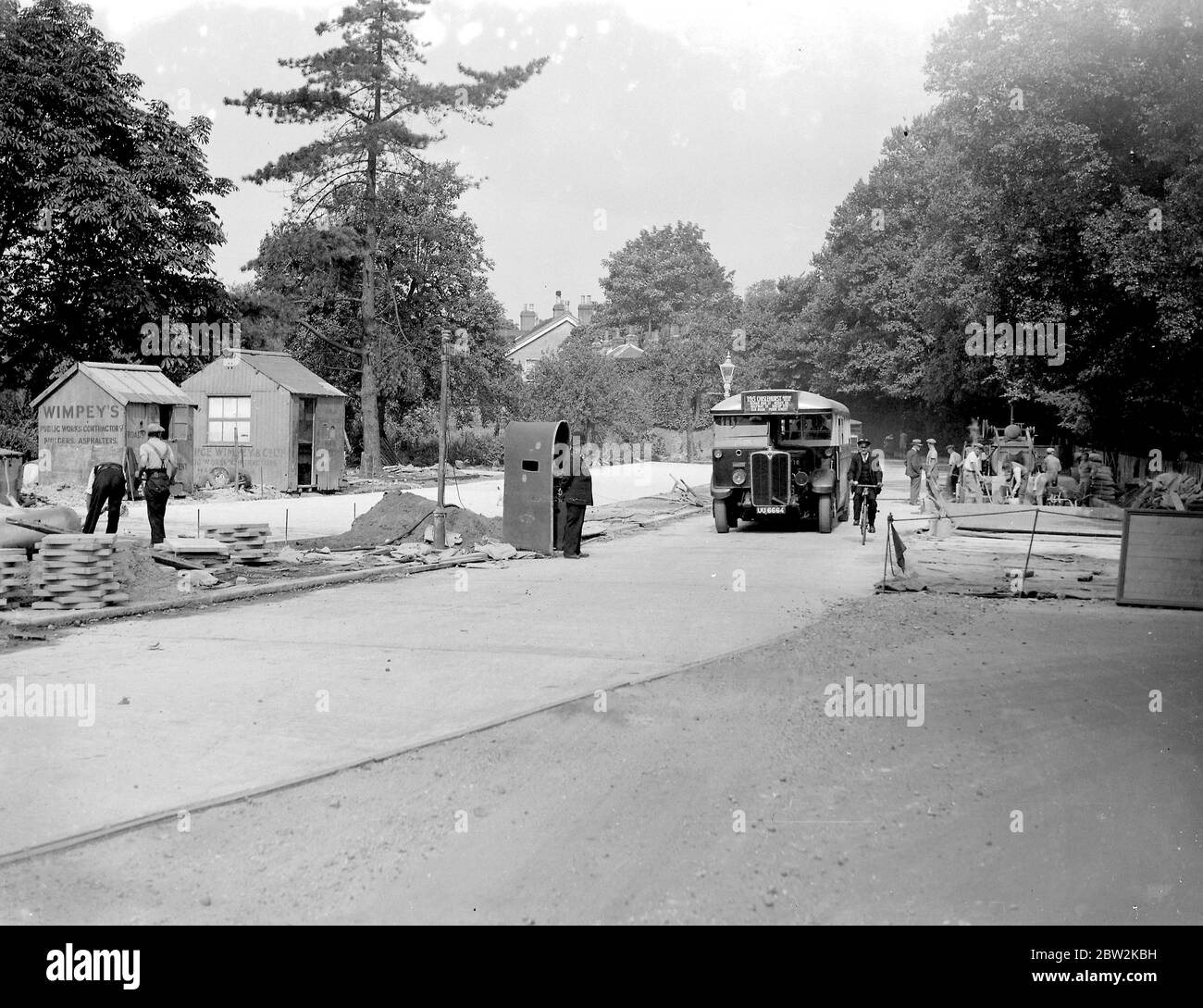 Halfway Street in Sidcup, Kent. 1934 Stock Photo Alamy