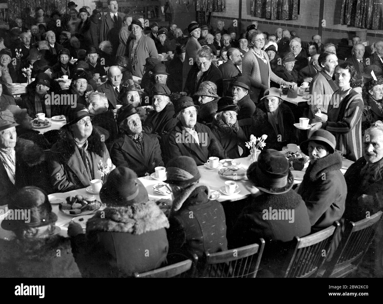 Old Folk Party (St Mary Cray) 1934 Stock Photo