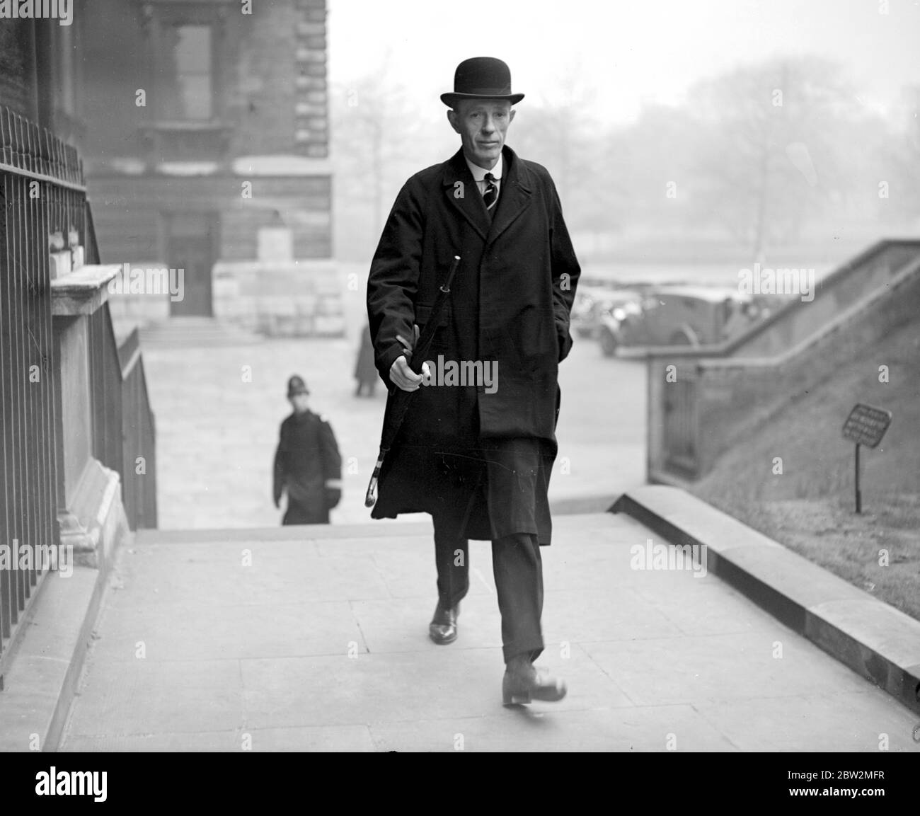 Downing Street. Lord Halifax. 12 March 1938 Stock Photo