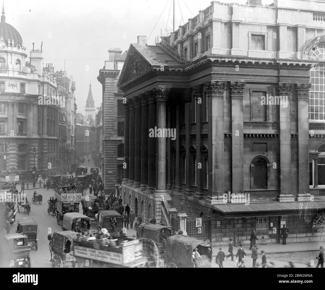 National Gallery and St Martin-In-The-Field. Stock Photo