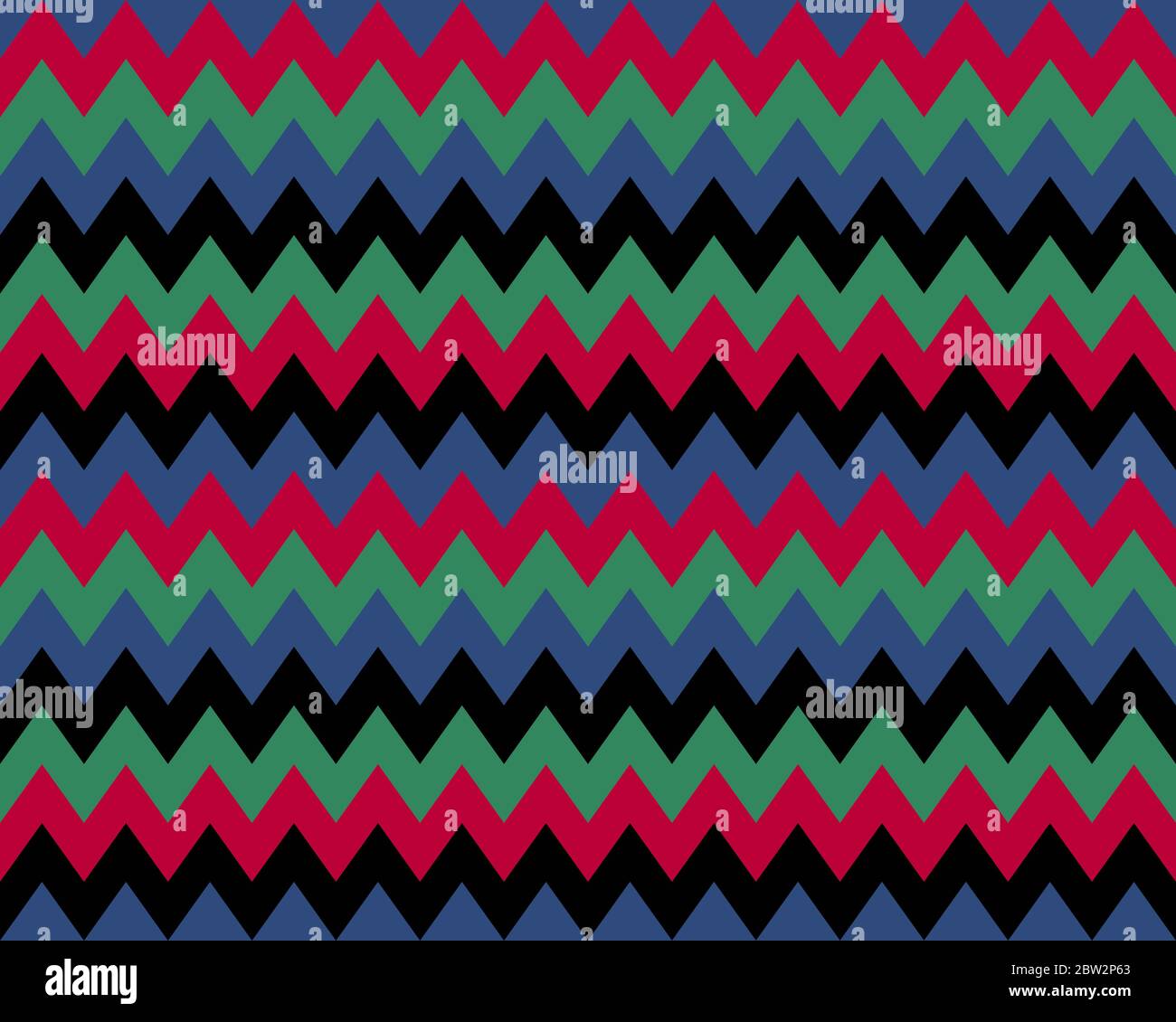  Zigzag pattern seamless. Zig zag background color. Vector abstract ...