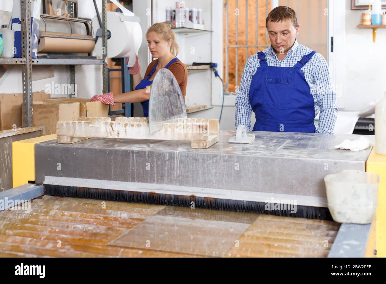 Sponging machine hi-res stock photography and images - Alamy