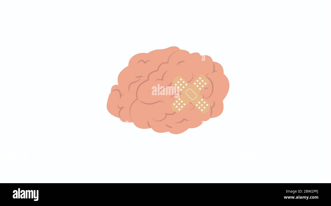 Vector Isolated Illustration of Alzheimer Stock Vector Image & Art - Alamy
