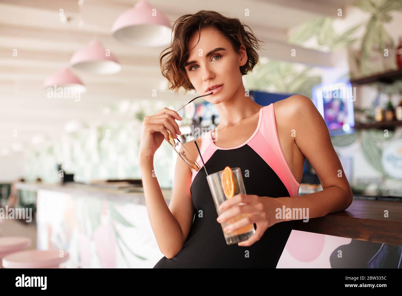 nice girl with sunglasses