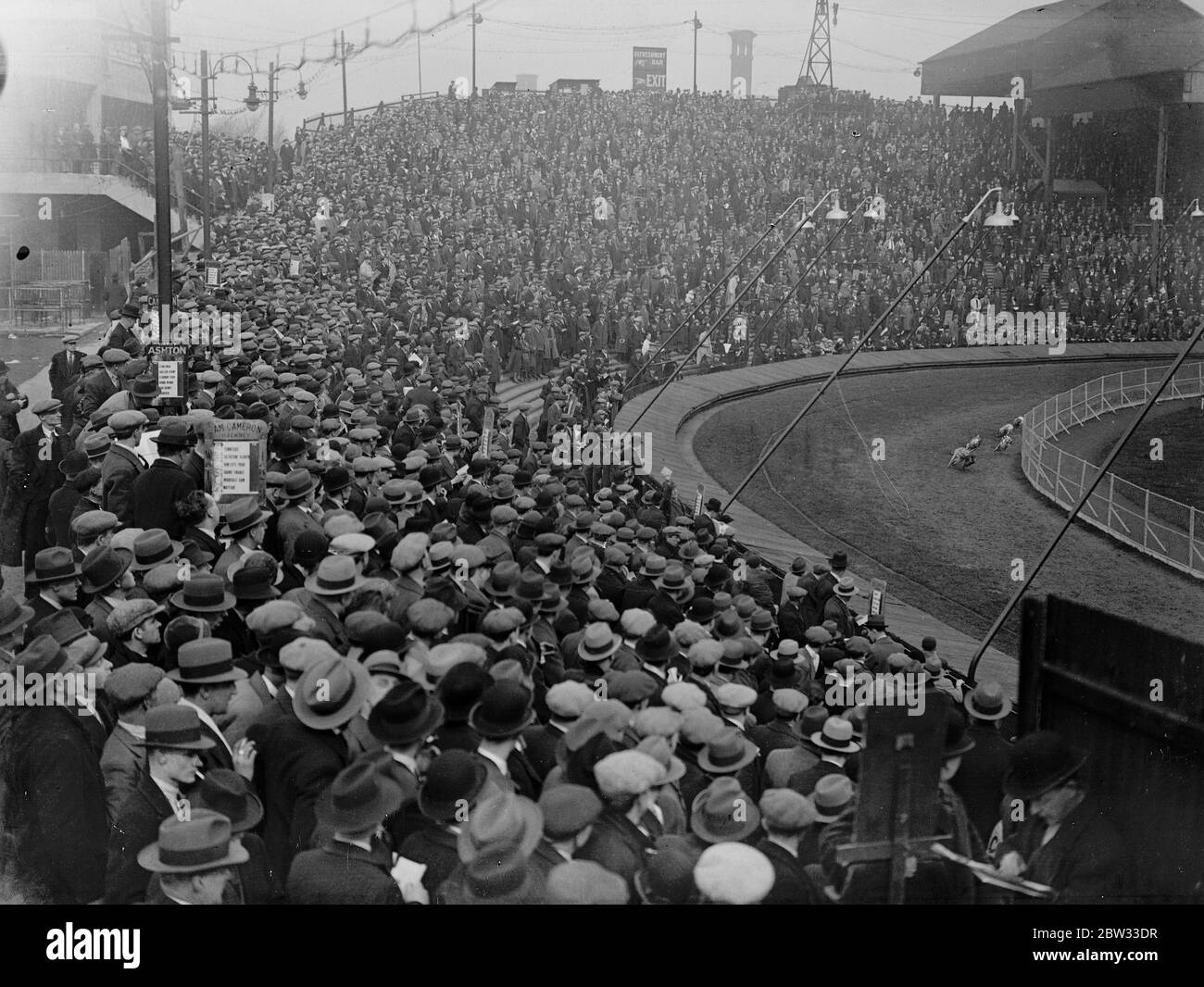 Great crowds throng Easter Monday greyhound meet . Great crowds ...