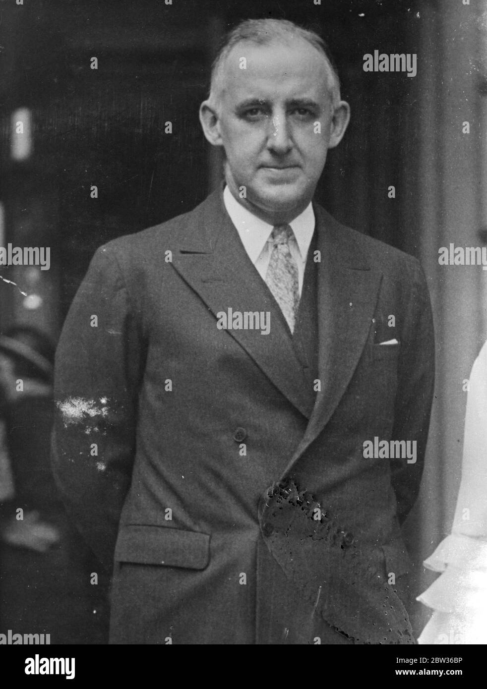 American Professor and presidential advisor Raymond Moley June 1933 Stock Photo