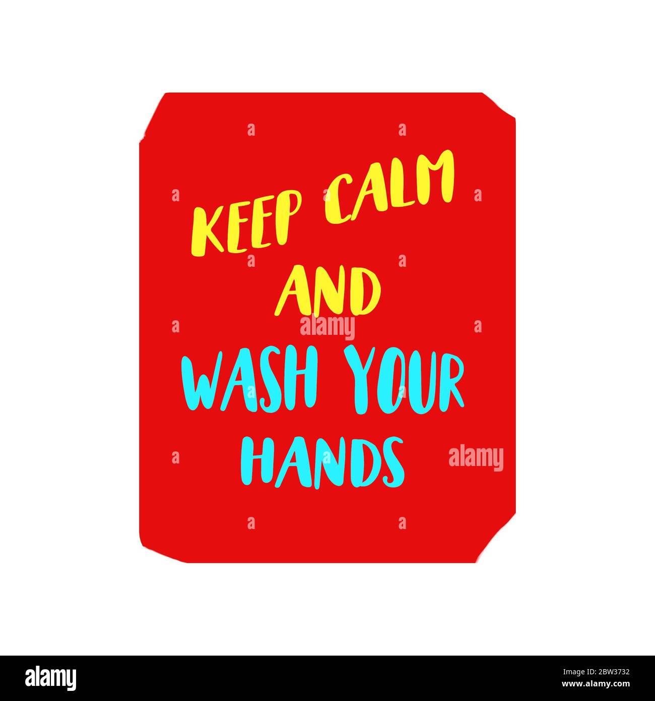 keep calm and wash your hands. Funny corona virus quote. Awareness poster  for social media Stock Photo - Alamy