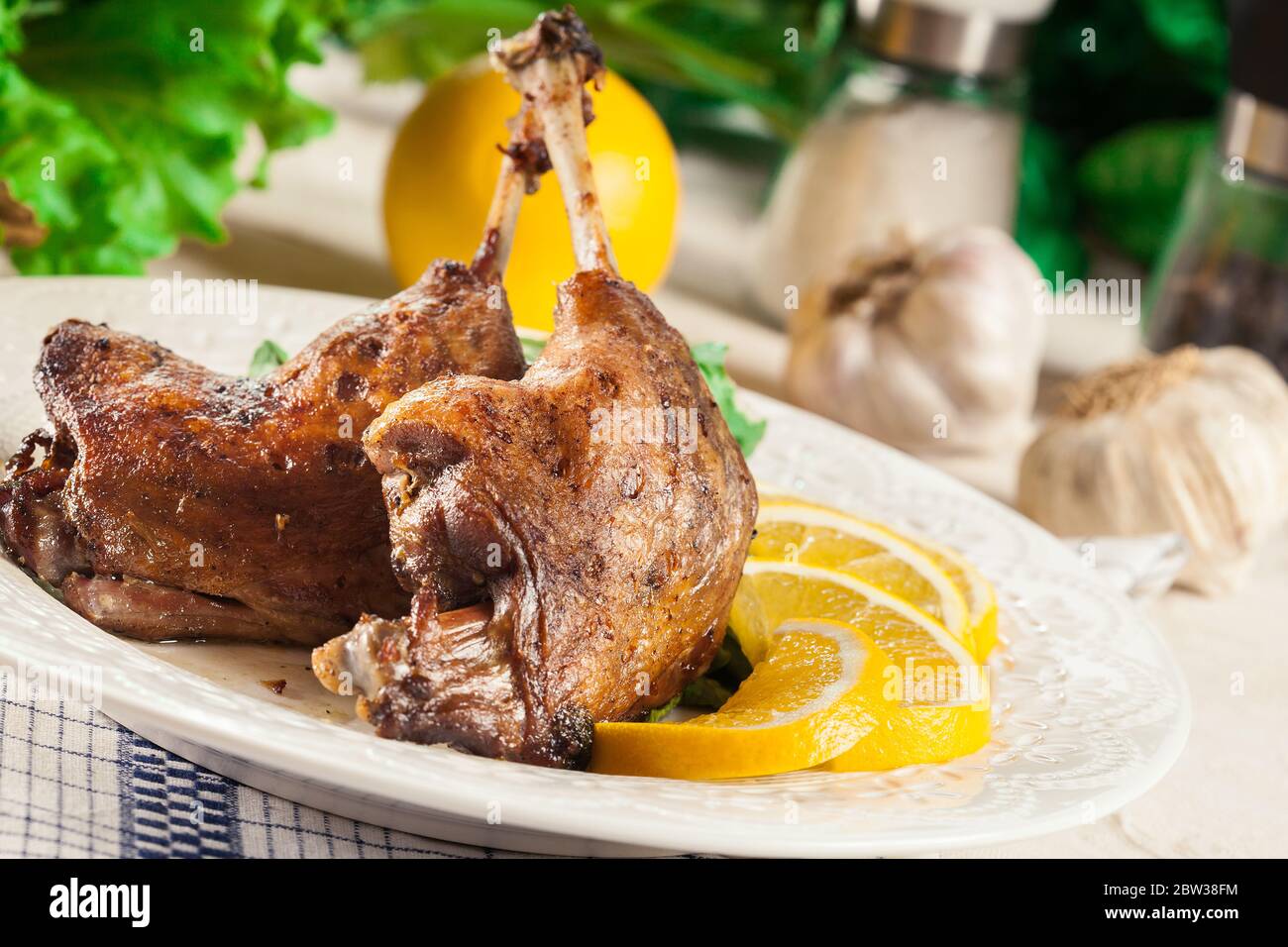 French duck legs orange sauce hi-res stock photography and images - Alamy