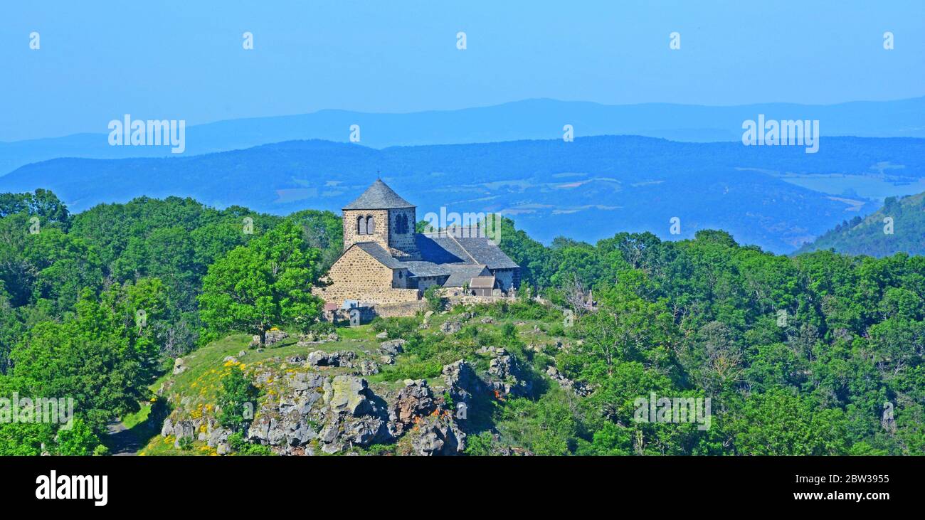 Dauzat sur Vodable village, Puy-de-Dome, Auvergne-Rhone-Alpes, Massif-Central, France Stock Photo