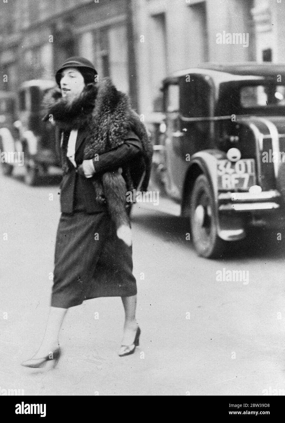 The Stavisky Affair . Mme Romagnino 1934 30s, 30's, 1930s, 1930's, thirties, nineteen thirties Stock Photo