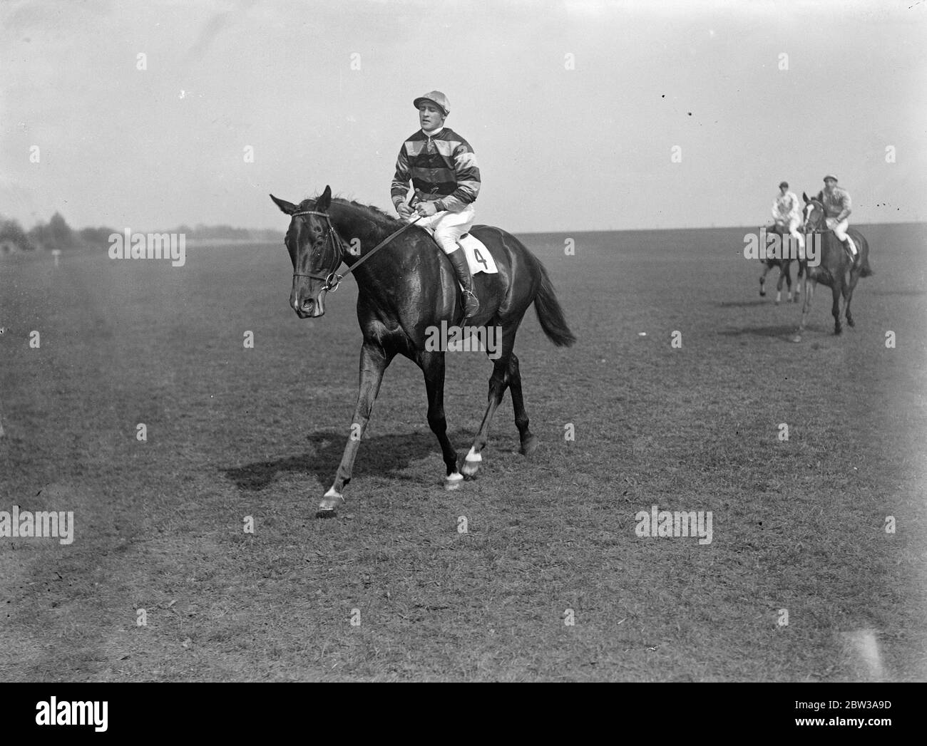 Sir Alec Bailey Tiberius . A Derby candidate ridden by R Jones . May 1934 Stock Photo