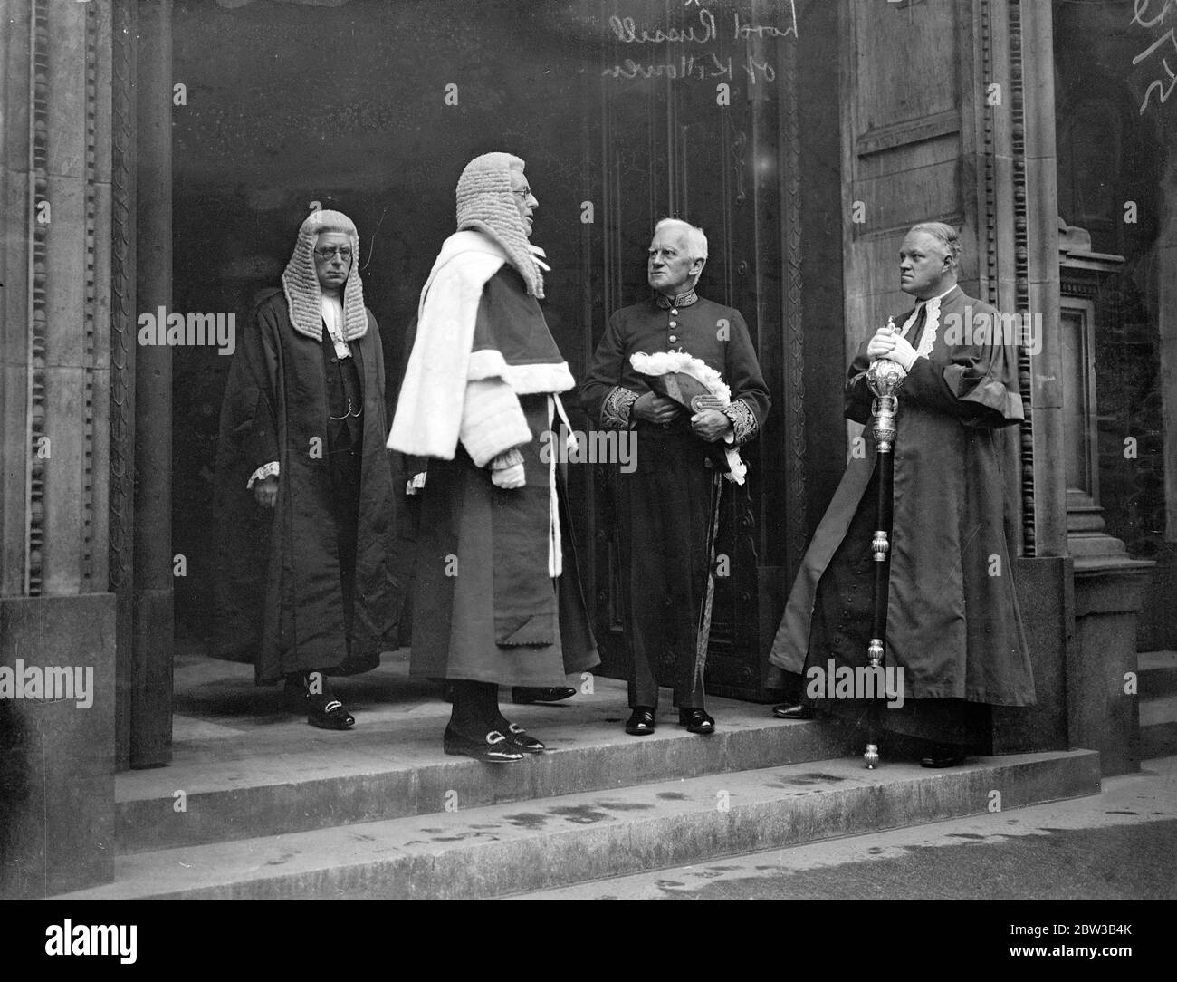 British law lord , Lord Russell of Killowen October 1934 . Stock Photo