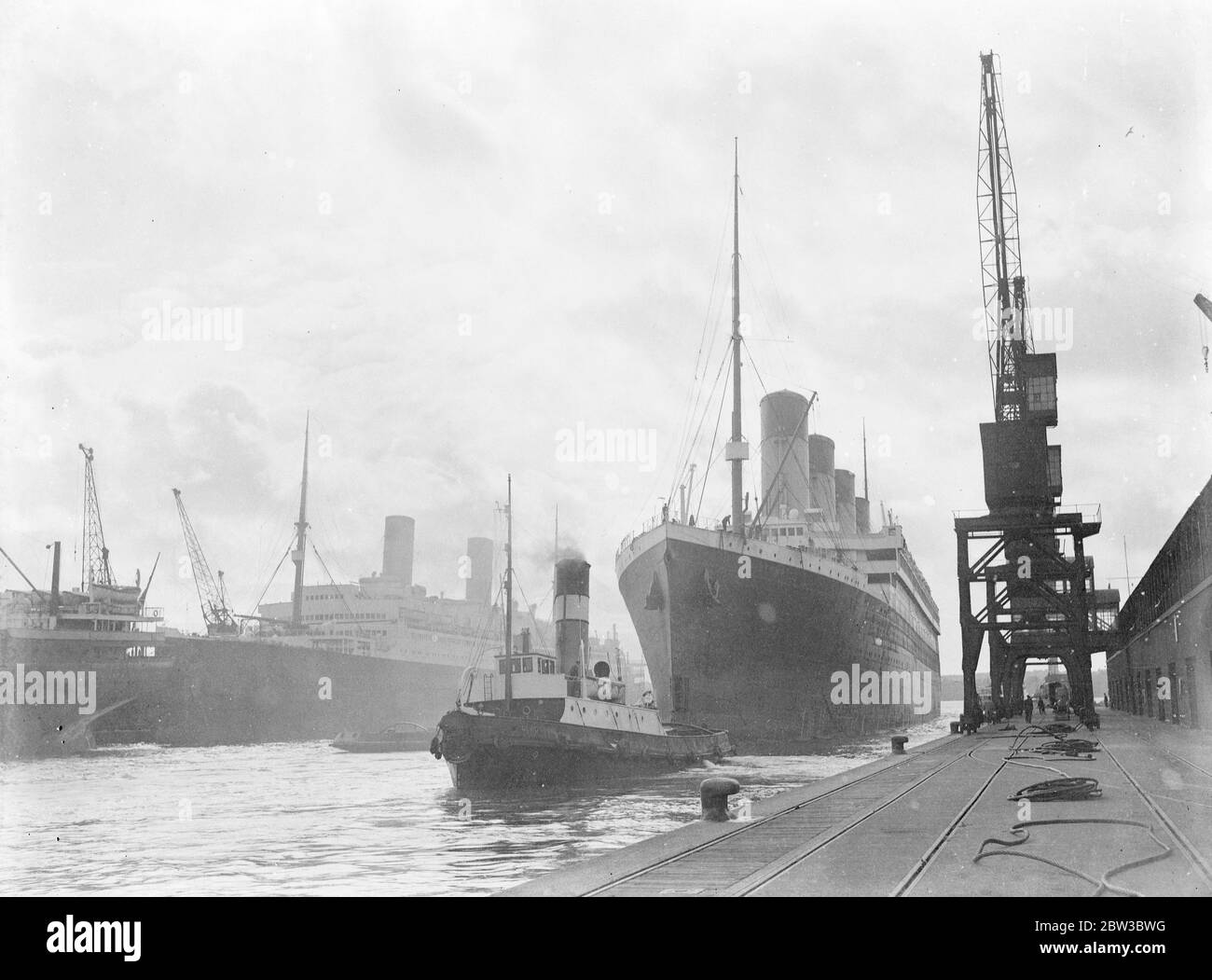 Rms Olympic 1934 Hi Res Stock Photography And Images Alamy