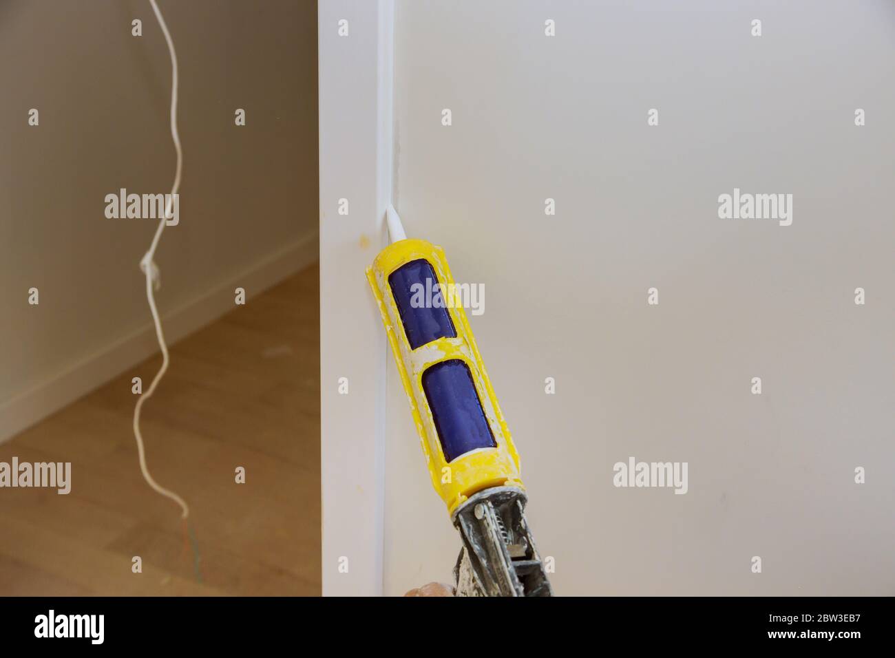 Carpenter using for when you need to cover small holes and tiny cracks