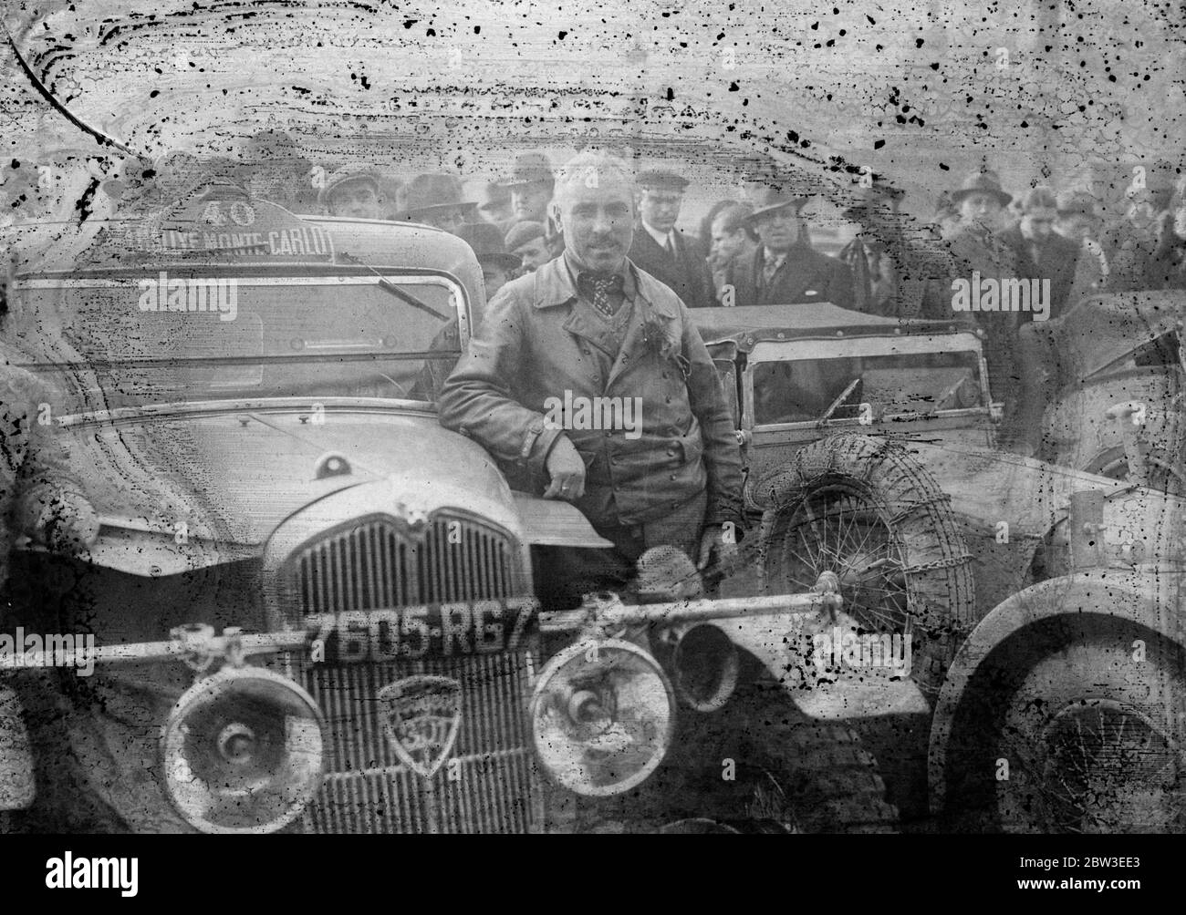 G de Lavalette , Monte Carlo Rally driver . 22 January 1935 Stock Photo