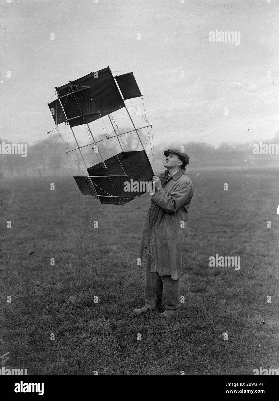 Kites First Inventions Kite that can save planes from crashing , tested in Regent ' s Park . A ...
