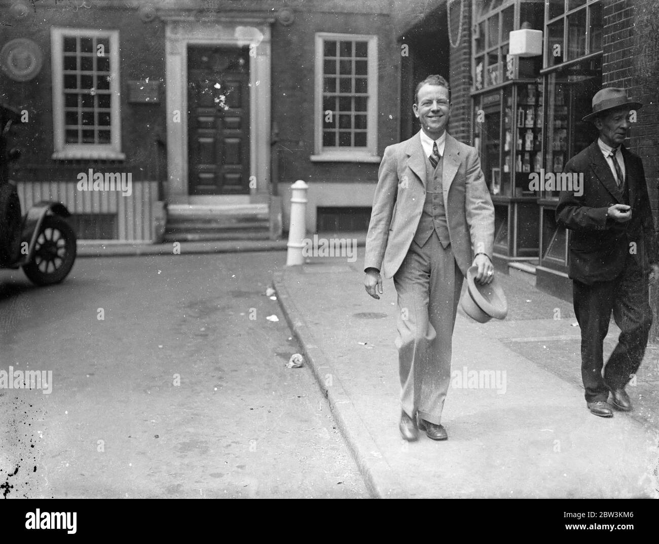Photo Shows : Virgil Pinkley , United Press correspondent [ 7 Jul 1936 ? ] Stock Photo