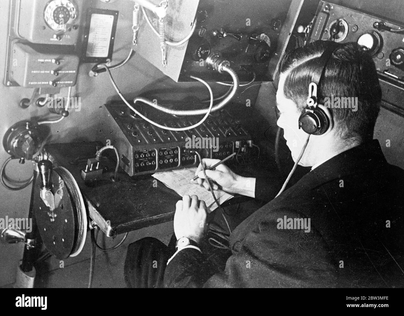 Radio recieving radio for Maxim Gorki . 1935 Stock Photo - Alamy