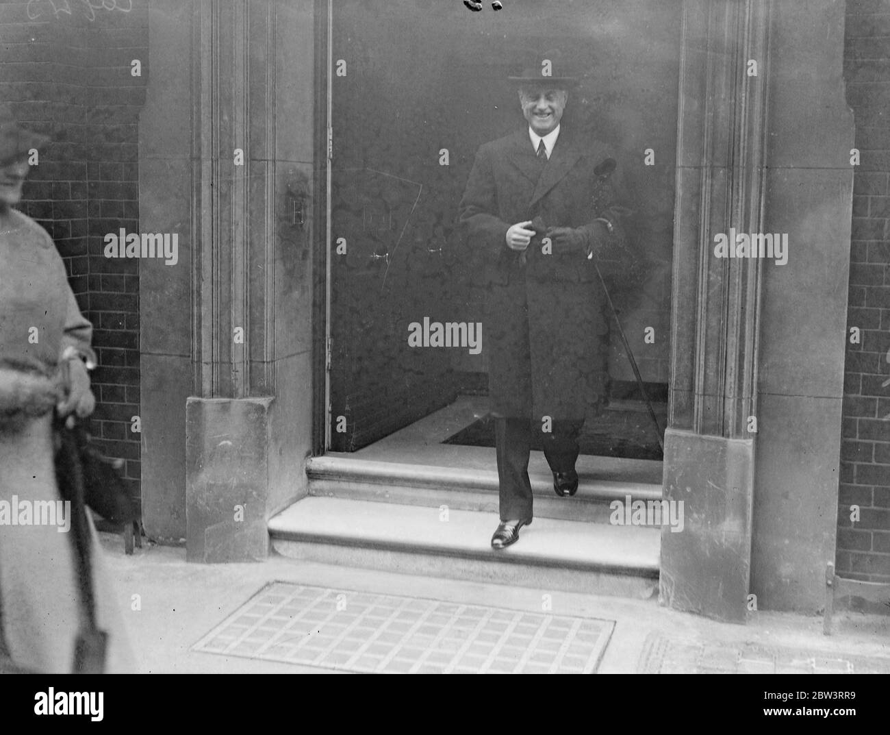 Sir Samual Hoare makes speech at House of Commons . 22 October 1935 Stock Photo