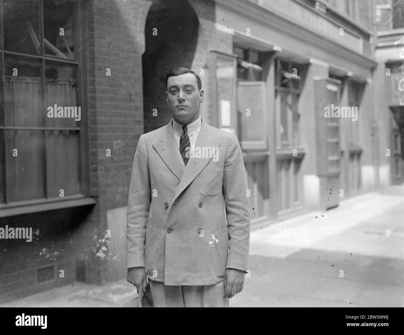 R C Dawson U P Correspondent . 1936 Stock Photo
