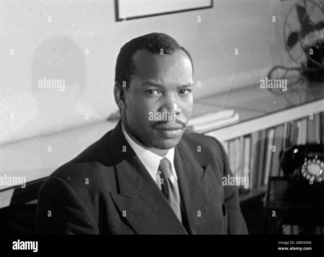 Seretse Khama a statesman from Botswana . Stock Photo