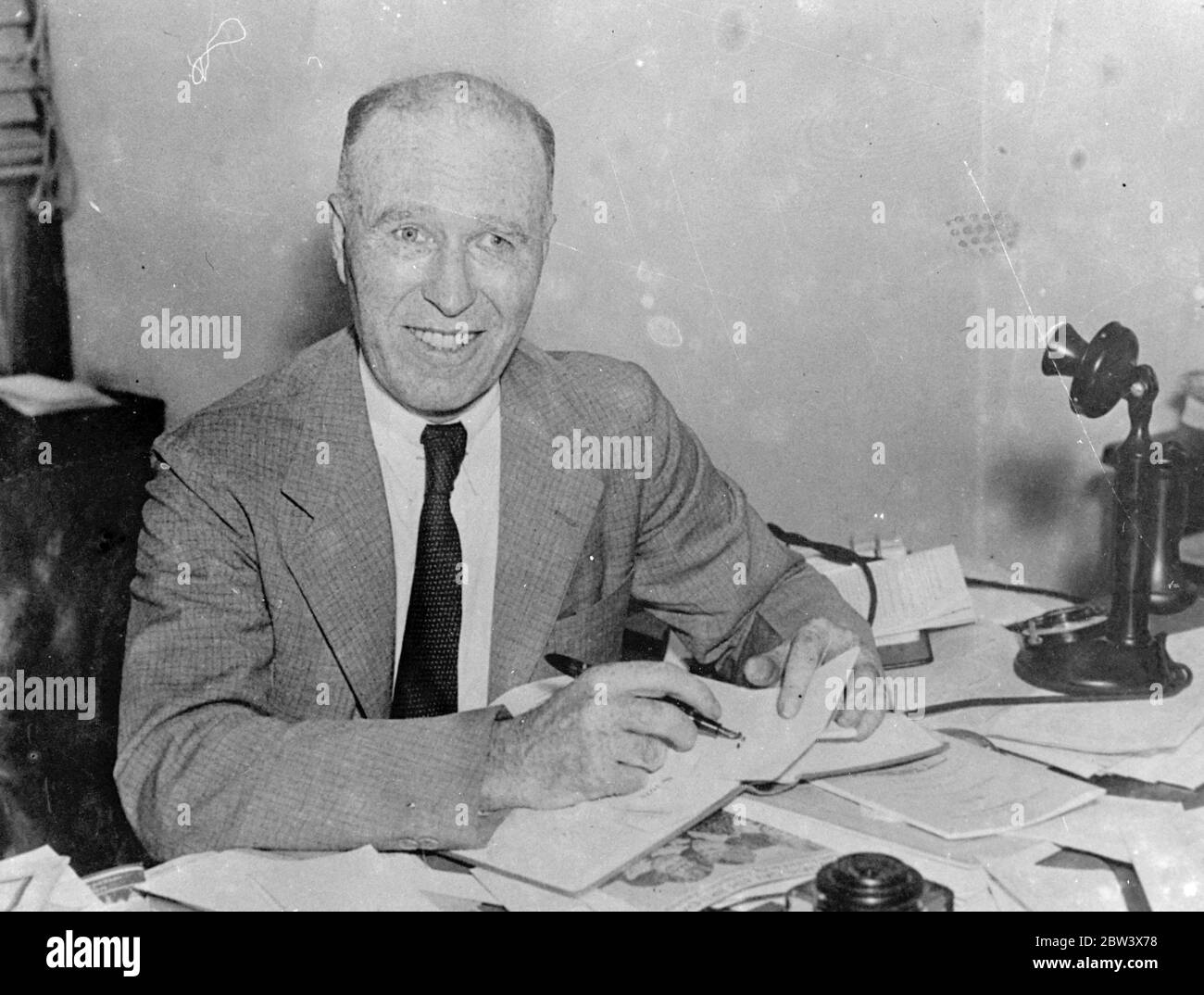 William Lemke , US Representative Original caption from negative Stock