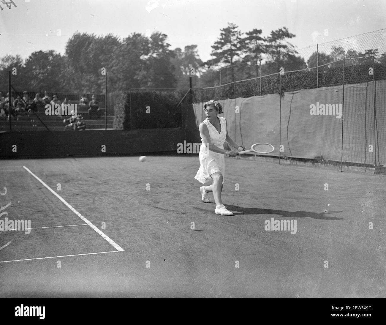 British Junior tennis championships at Wimbledon ?? . 11 September 1936 Stock Photo