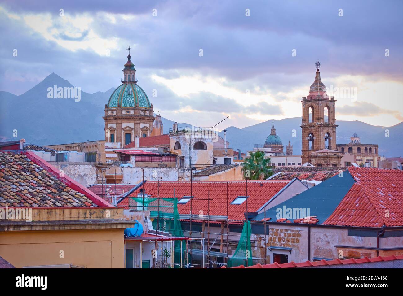 The old town of Palermo, Sicily, Italy Stock Photo