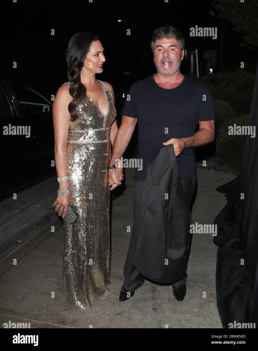 Lauren silverman and simon cowell hi-res stock photography and images ...