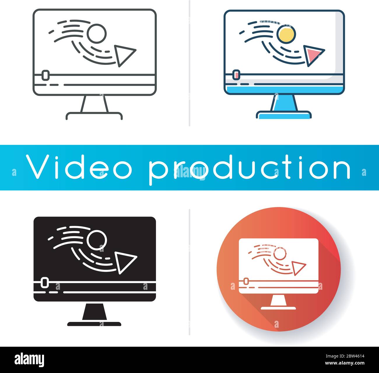 Multimedia animation Stock Vector Images Alamy