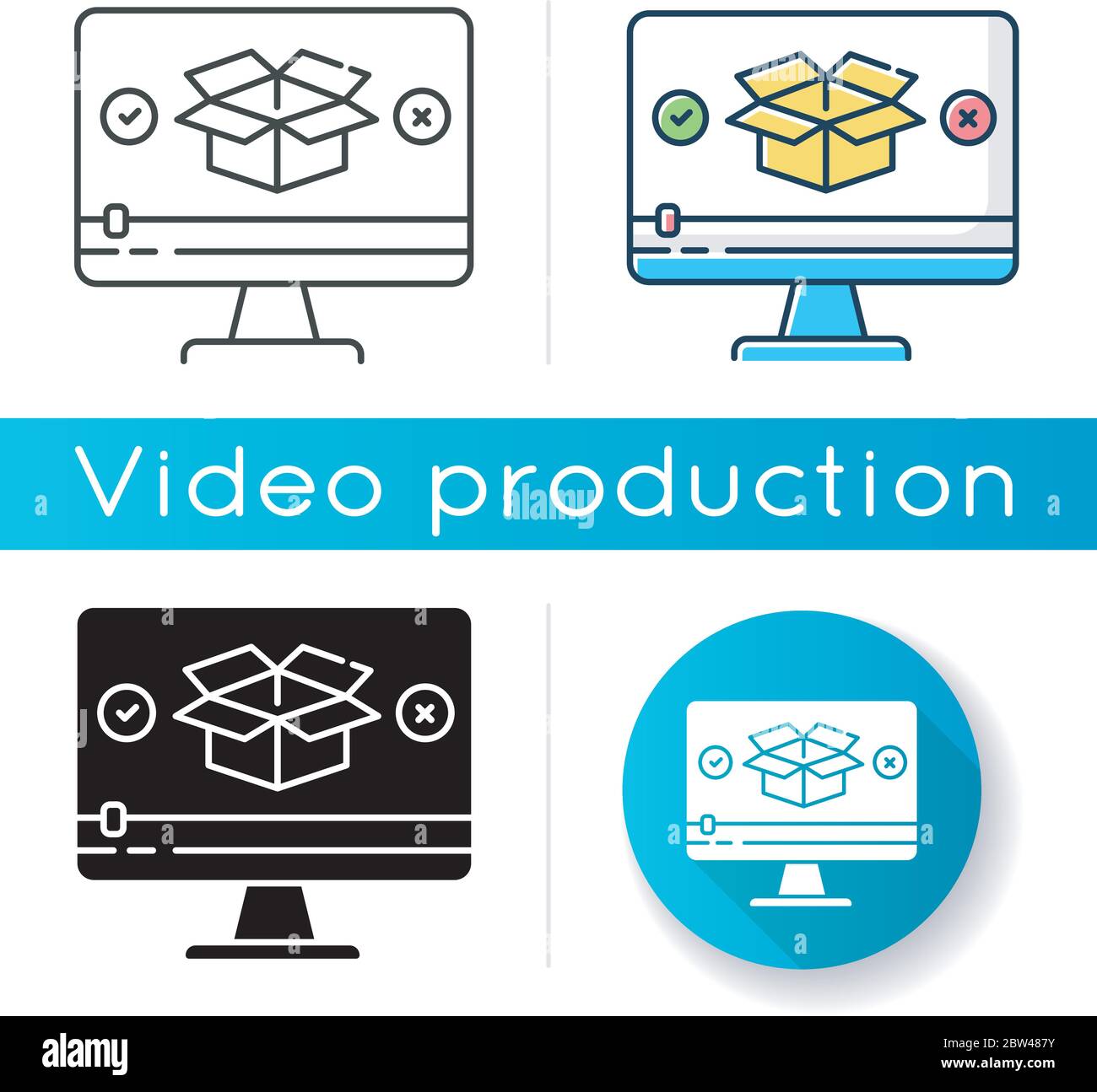 Product video icon Stock Vector
