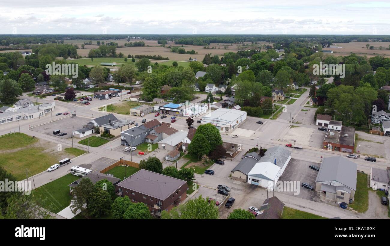 Aerial empty streets hires stock photography and images Alamy