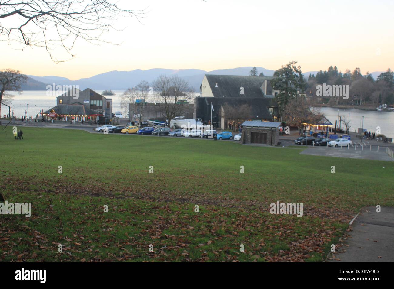 Windermere from Bowness Stock Photo Alamy