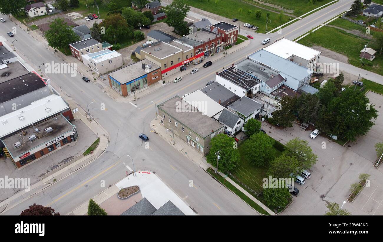 28th of May 2020, West Lorne Ontario Canada Aerial During Covid19 Luke
