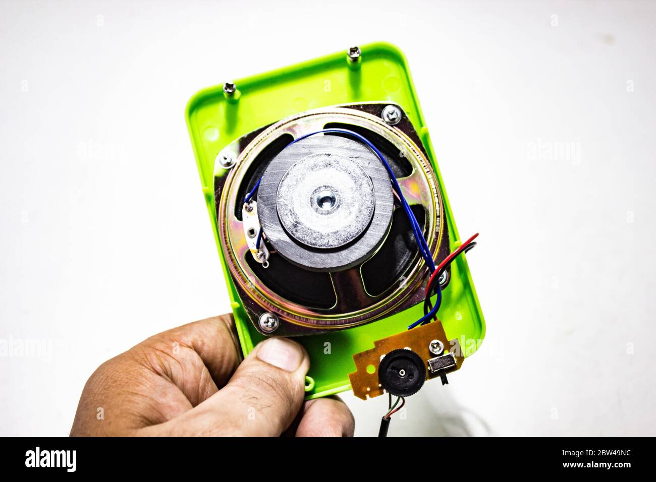 A picture of electric speaker Stock Photo - Alamy