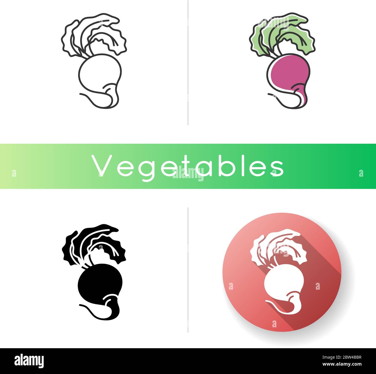 Beetroot icon Stock Vector