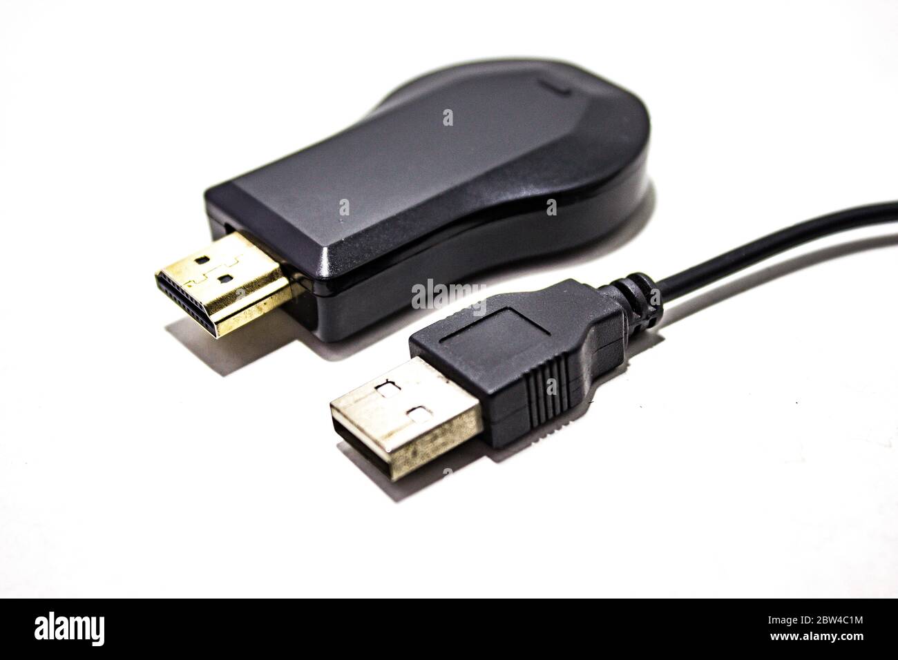 A picture of hdmi cable Stock Photo