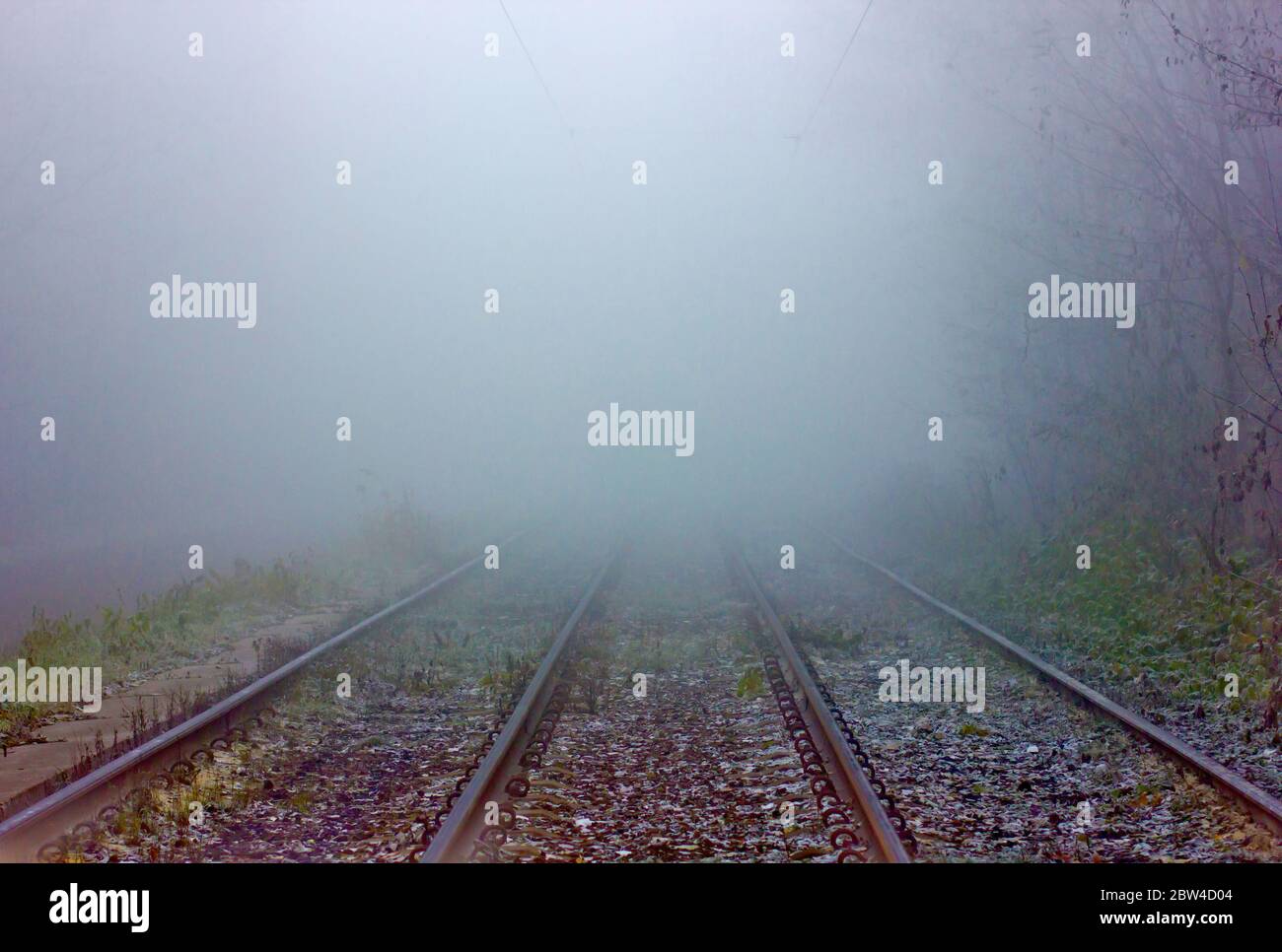 White iron rails hi-res stock photography and images - Alamy