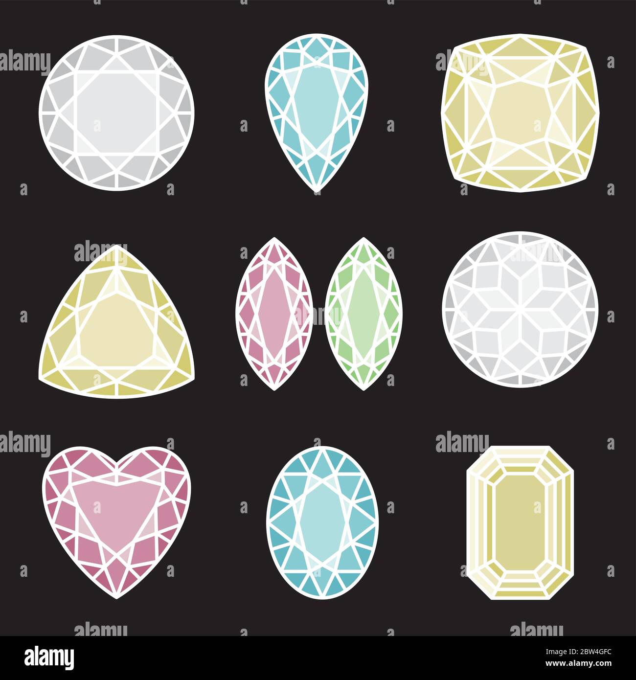 Jewel hotsell cut shapes