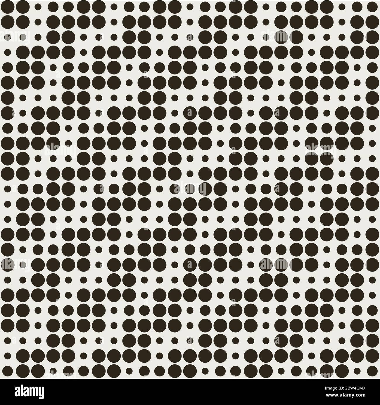 Geometric seamless optical dotted pattern Stock Vector
