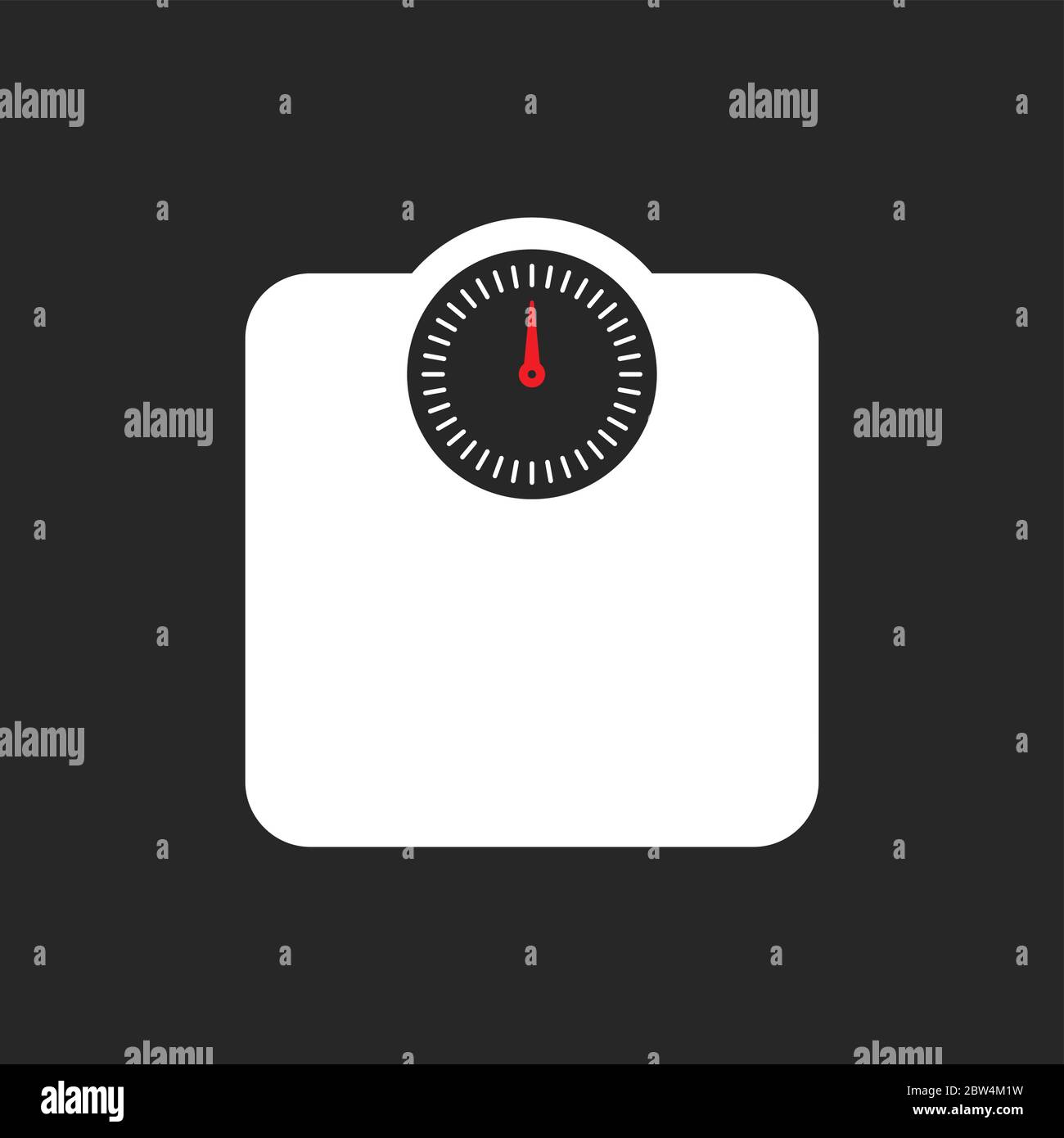 weighing scales on dark background art illustration Stock Vector Image