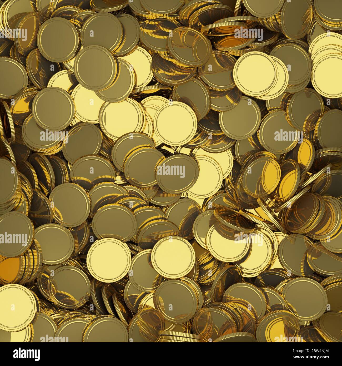 Blank golden coins hi-res stock photography and images - Alamy