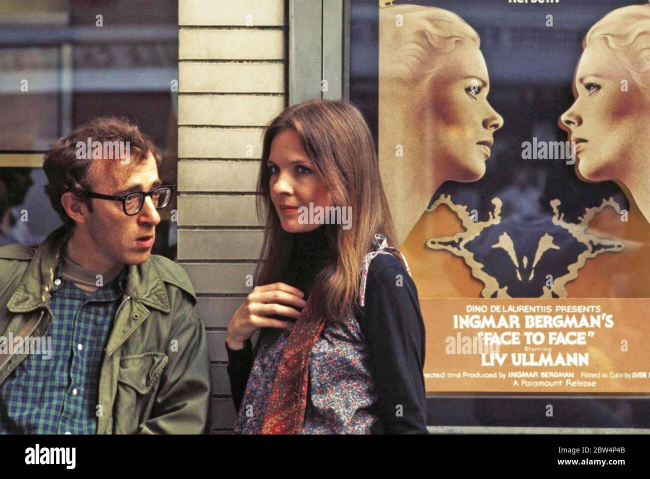 ANNIE HALL 1977 United Artists film with Diane Keaton and Woody Allen Stock Photo