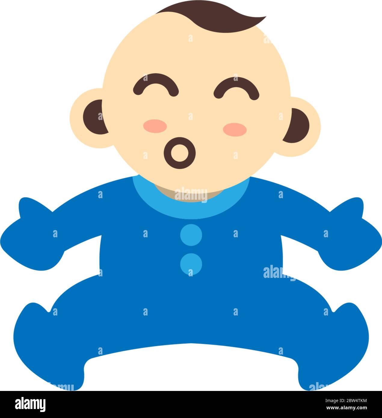 Baby cute logo icon concept illustration Stock Vector Image & Art - Alamy