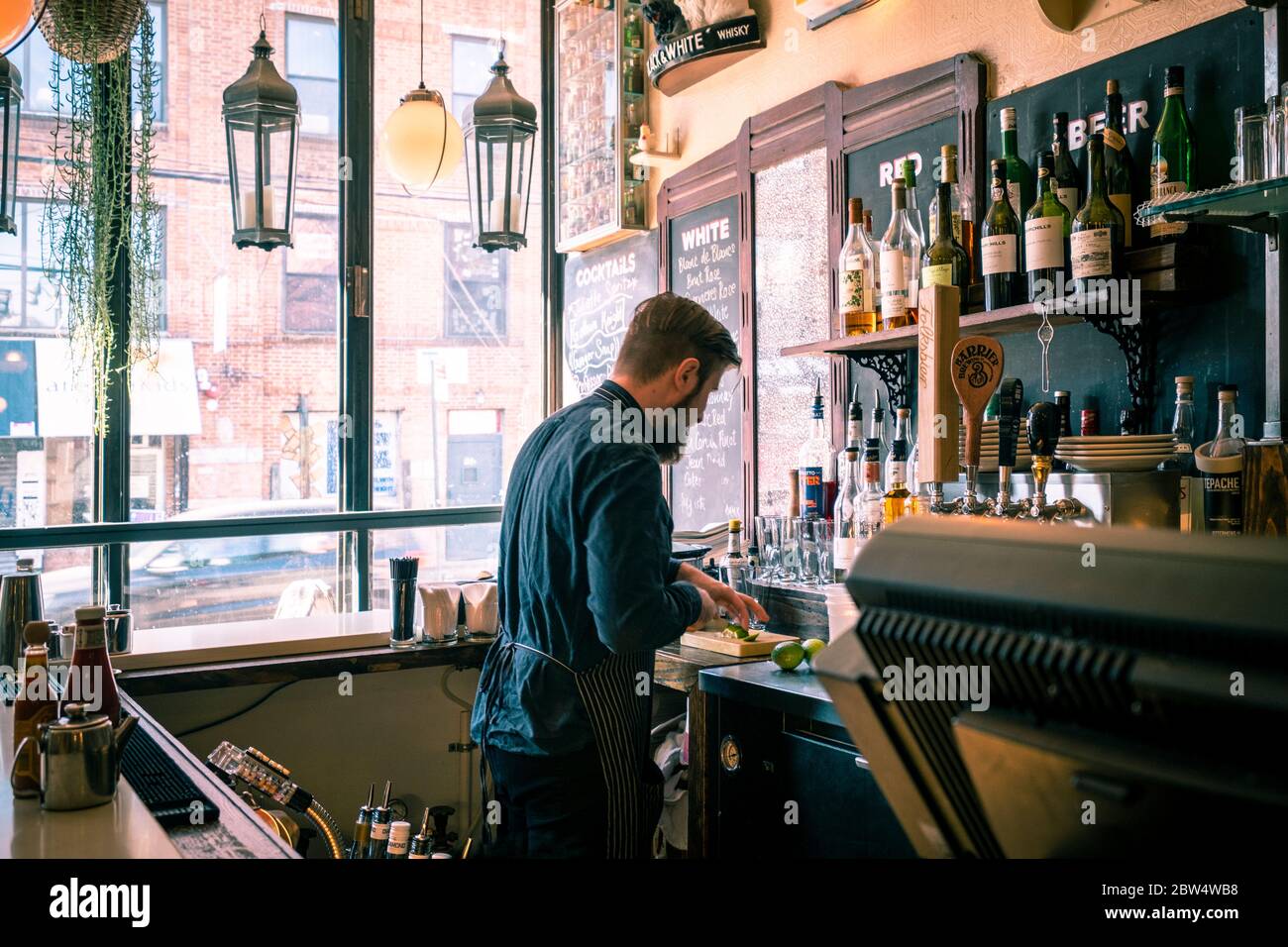 Juliette, French restaurant at Williamsburg, Brooklyn Stock Photo Alamy