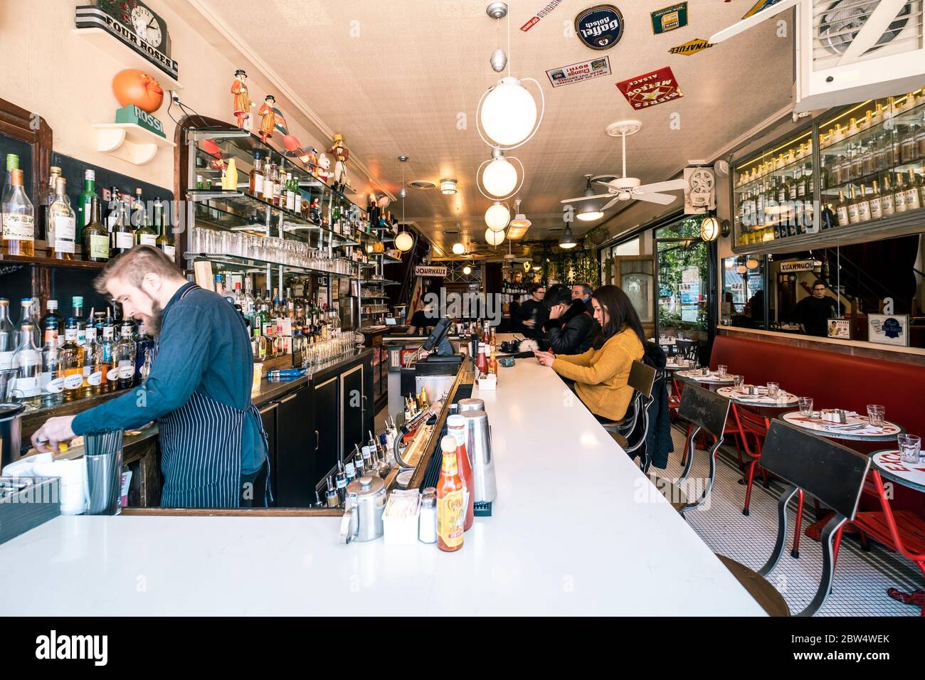 Juliette, French restaurant at Williamsburg, Brooklyn Stock Photo Alamy