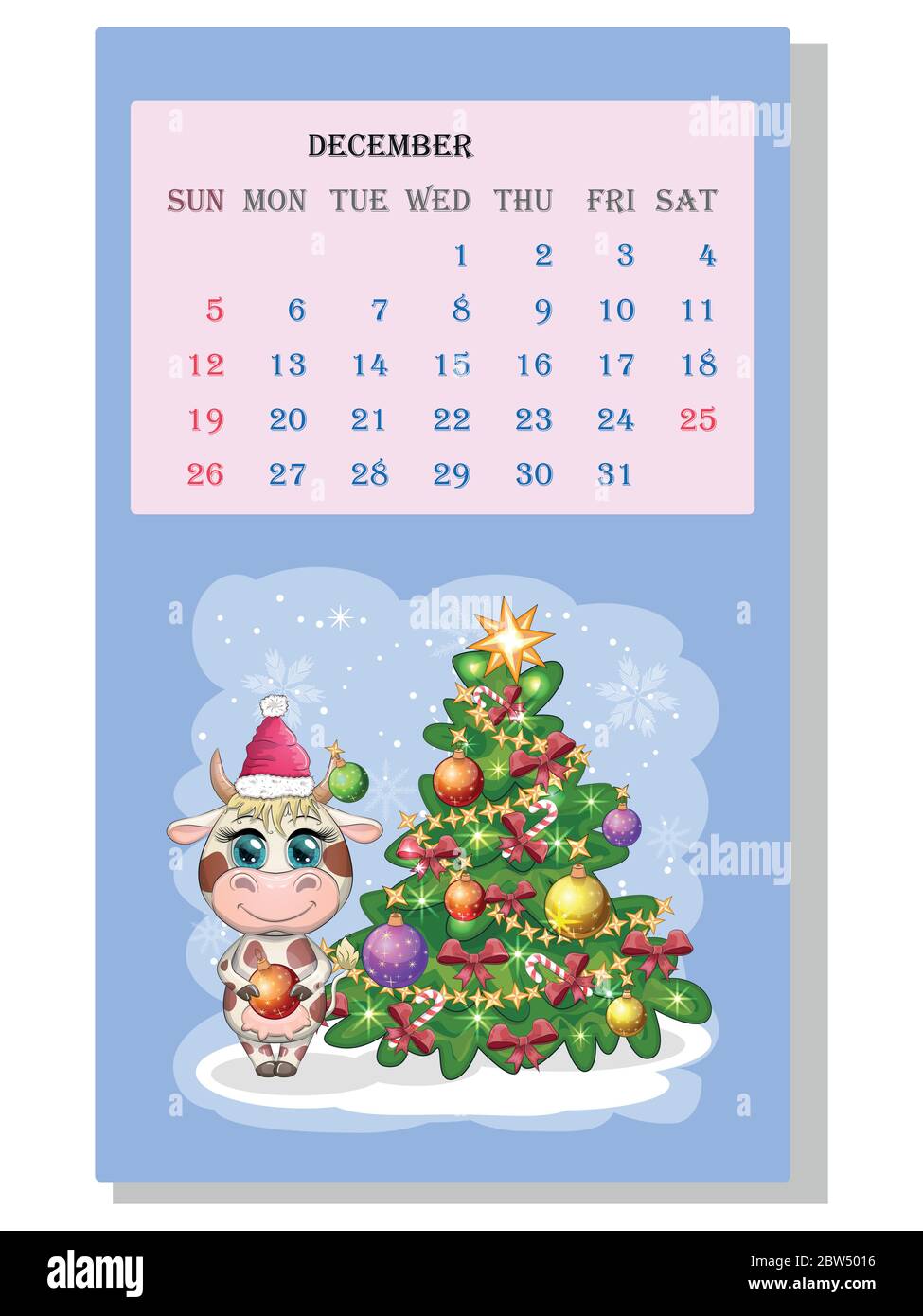calendar december 2021 cute